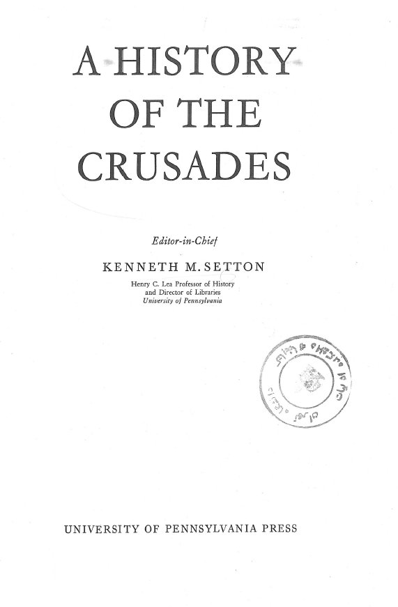 A history of the crusades