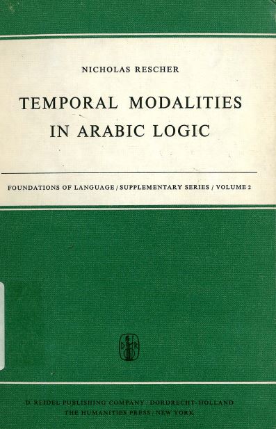 Temporal modalities in arabic logic - foundations of language