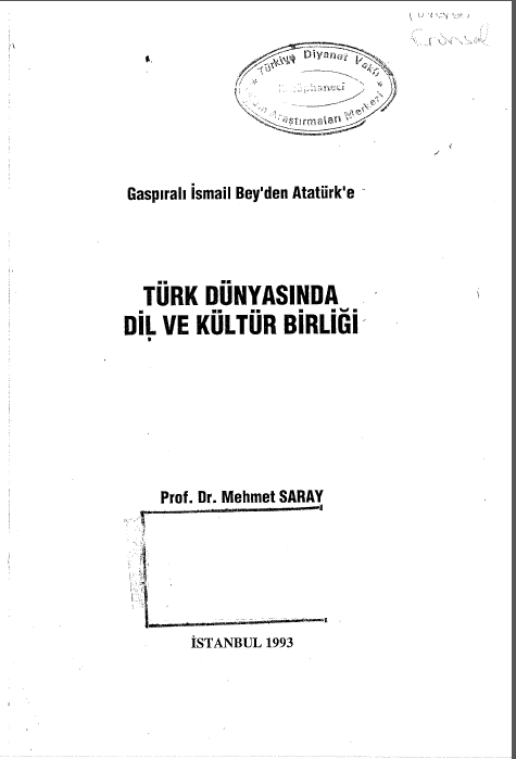 turk dunsyasinda dil ve kultur birligi