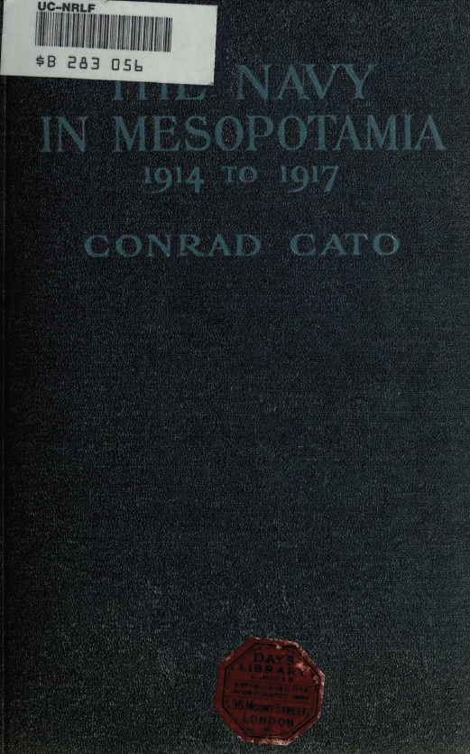 THE NAVY IN MESOPOTAMIA 1914 to 1917