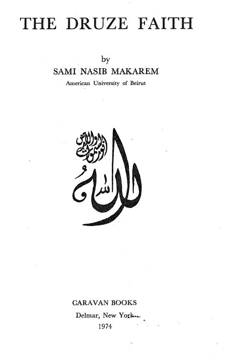 The druze faith