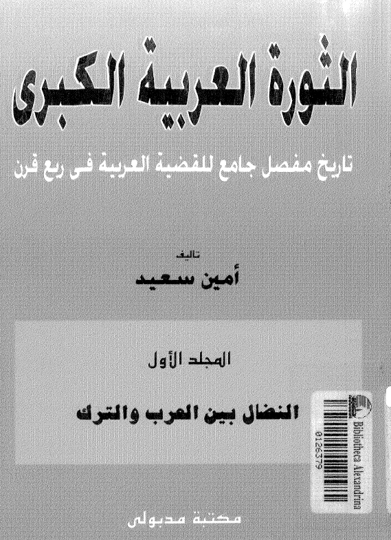 الثورة العربية الکبري؛ النضال بین العرب و الترک