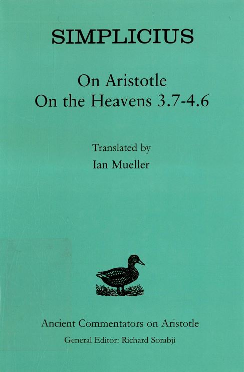 Simplicius - on aristotle on the heavens 3.7-4.6