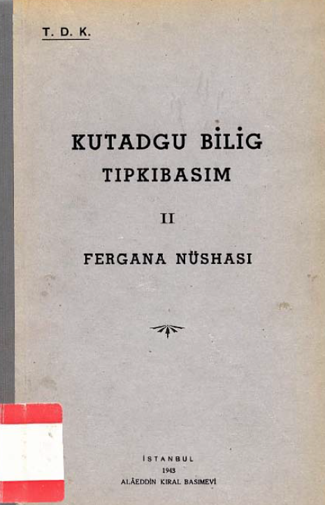 Kutadgu Bilig Tipkibasim