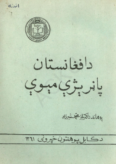افغانستان پانر یژی میوی