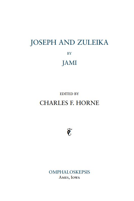 Joseph and zuleika
