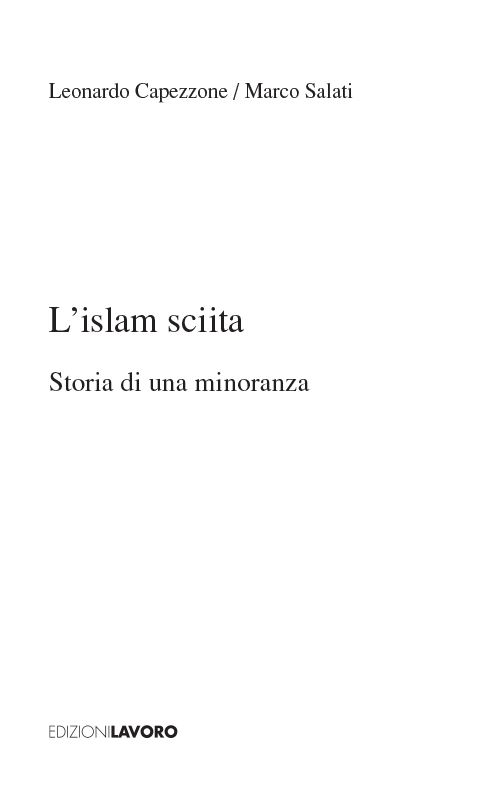 L’islam Sciita; Storia di una minoranza