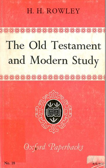 The old testament and modern study