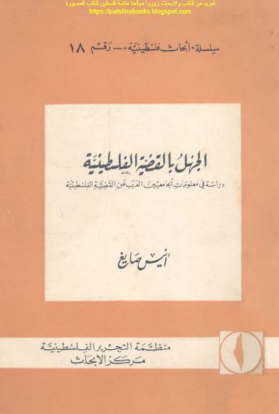 الجهل بالقضیه الفلسطینیه 