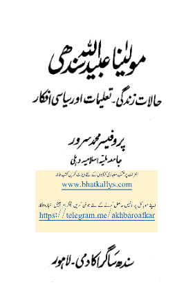 مولینا عبیدالله سندهی؛ حالات زندگی - تعلیمات اور سیاسی افکار