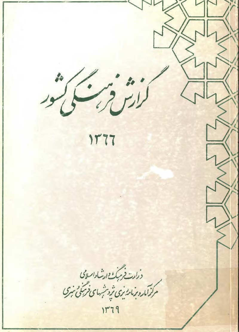 گزارش فرهنگی کشور 1366