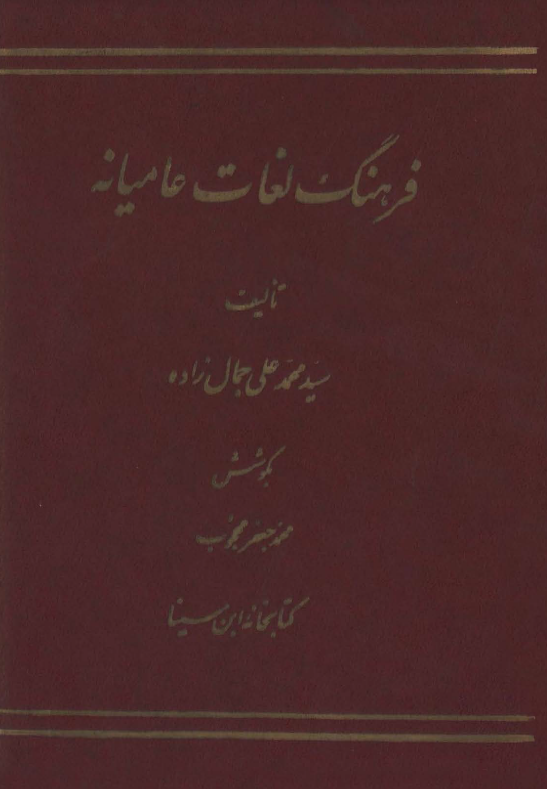 فرهنگ لغات عاميانه