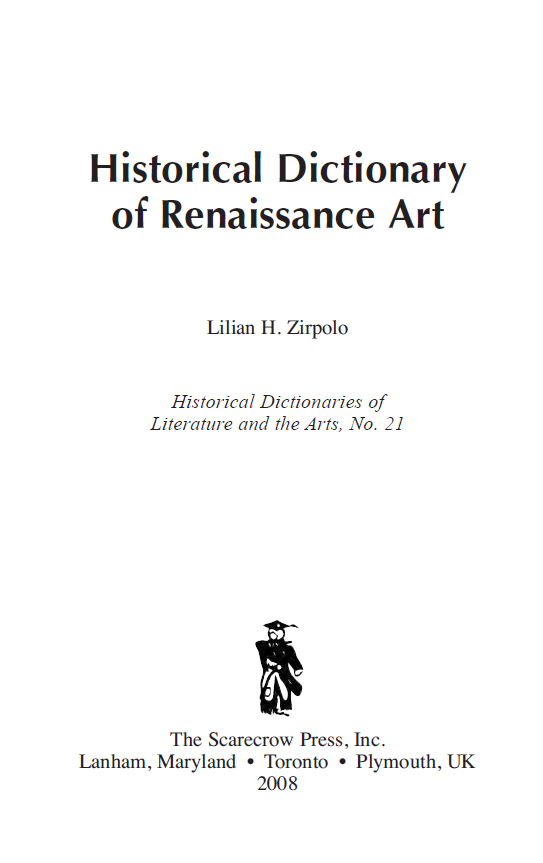 Historical Dictionary of Renaissance Art