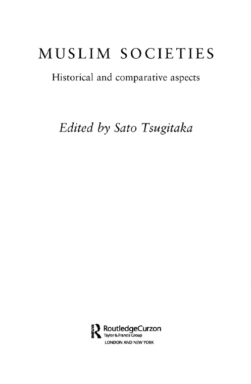 MUSLIM SOCIETIES; Historical and comparative aspects