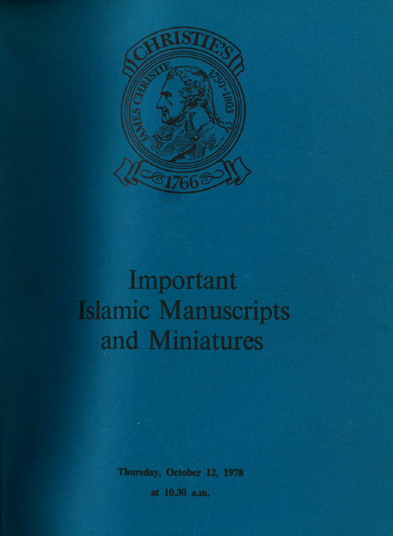 Important Islamic manuscripts and miniatures