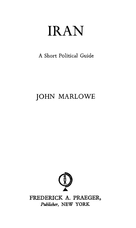 IRAN; A Short Political Guide