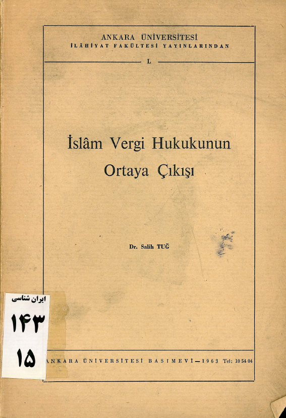 Islam vergi hukukunun ortaya cikisi