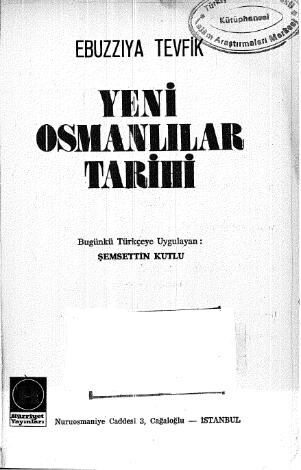 yeni osmanlilar tarihi