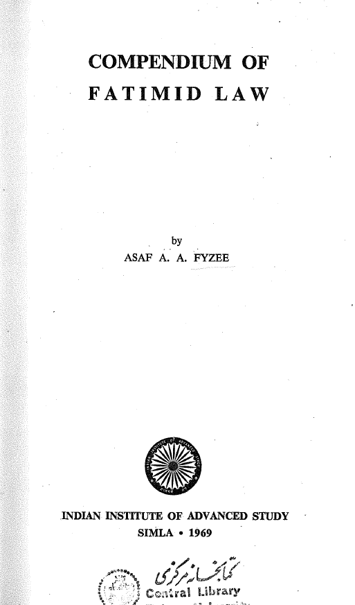 Compendium of Fatimid law