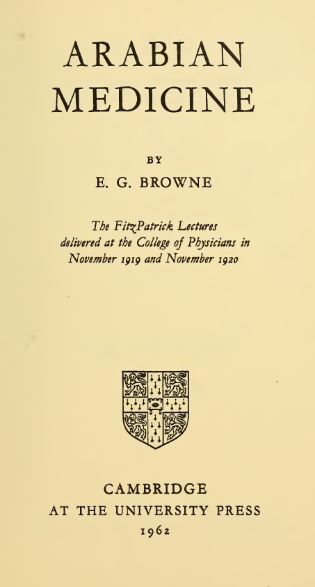 ARABIAN MEDICINE