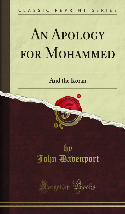 An apology for Mohammed and the Koran