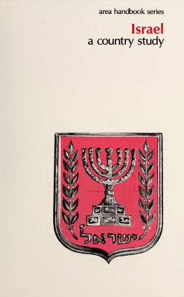 Israel; a country study