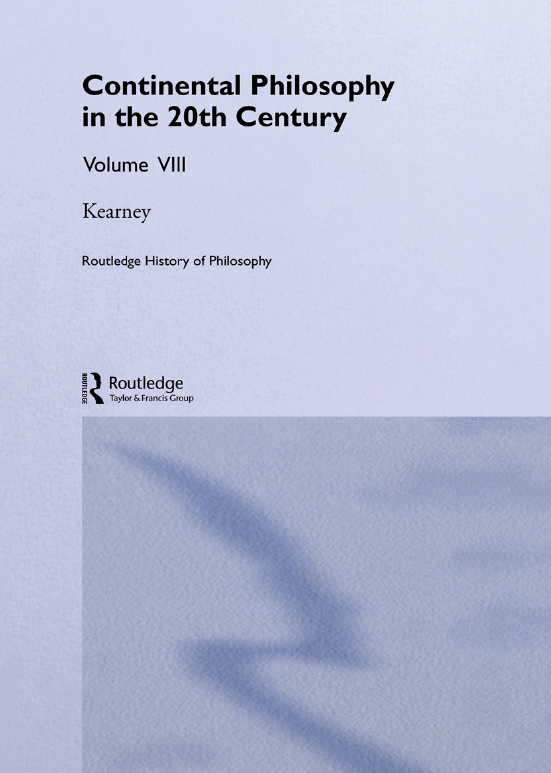 Routledge History of Philosophy; Twentieth-Century Continental Philosophy (volume 8)