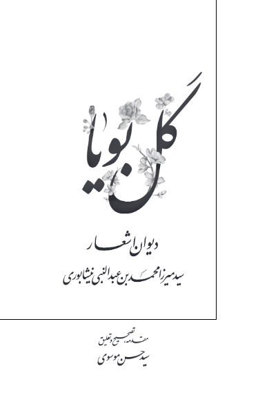 گل بویا؛ دیوان اشعار سید میرزا محمد بن عبدالنبی نیشابوری 
