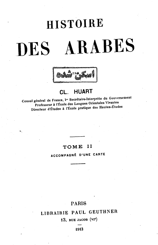 Histoire des Arabes