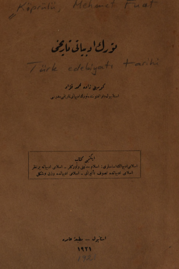 تورک ادبیاتی تاریخی