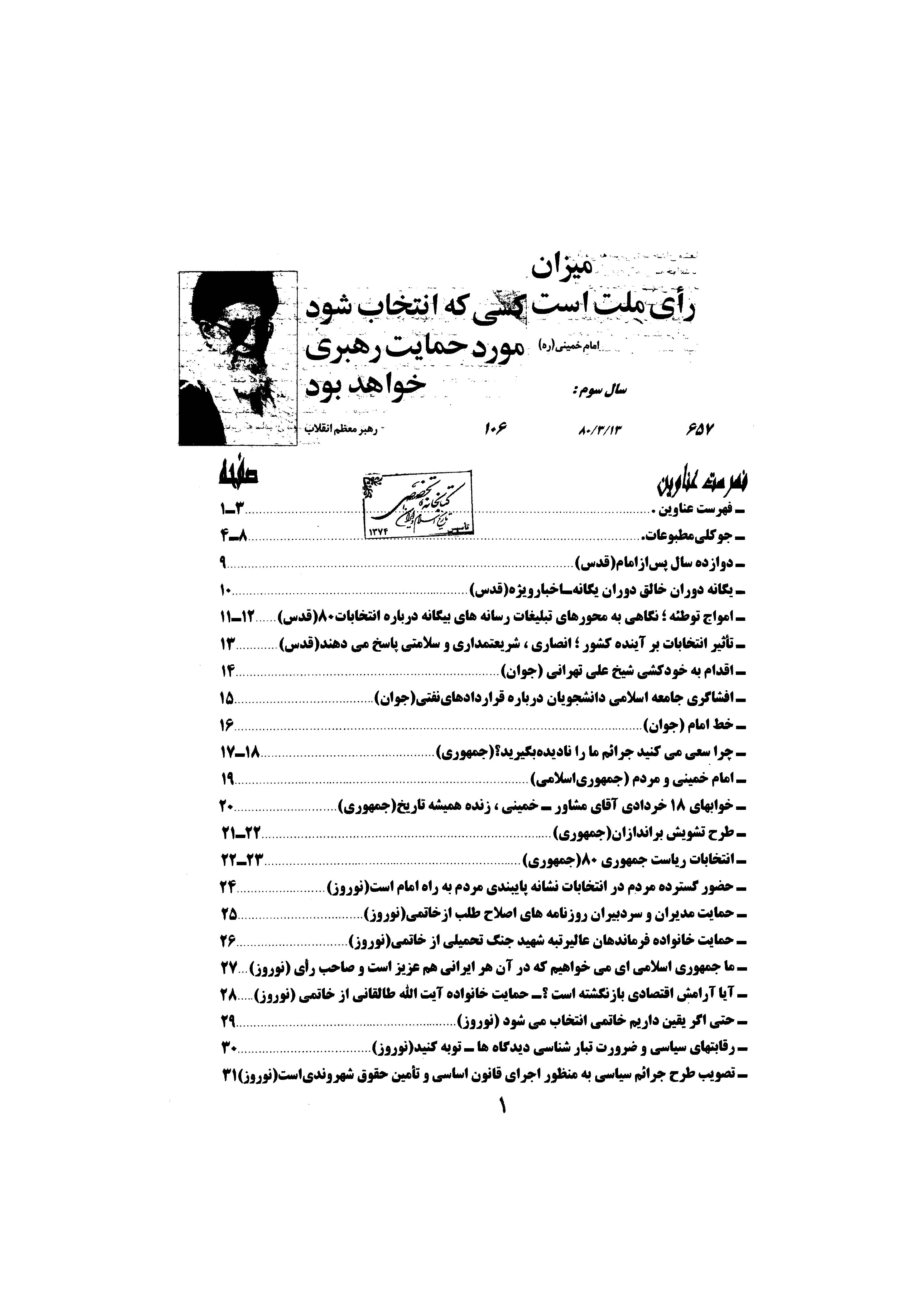 گزيده مطبوعات سال 80 ج4