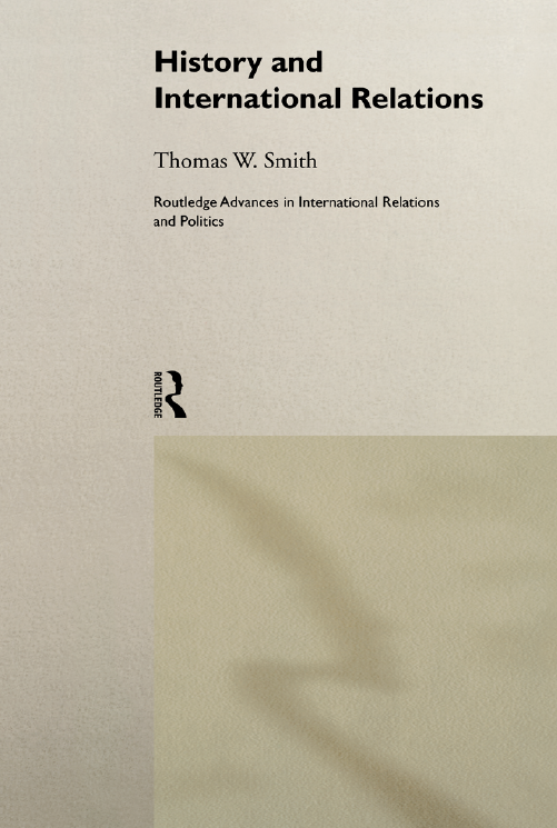 HISTORY AND INTERNATIONAL RELATIONS