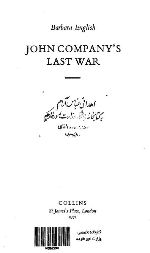 John company's last war
