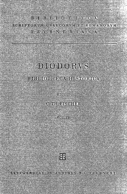 DIODORI BIBLIOTHECA HISTORICA