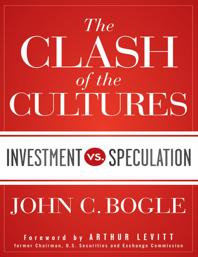 The clash of the cultures; investment vs. speculation