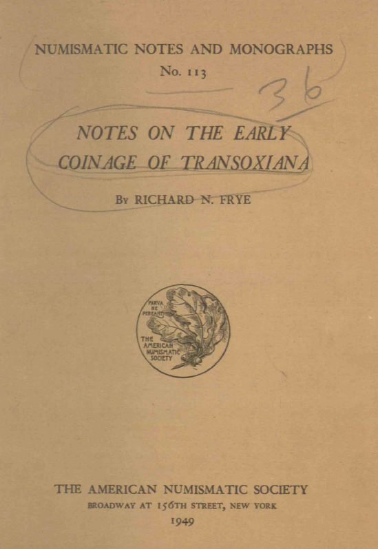 Notes on the early coinage of Transoxiana