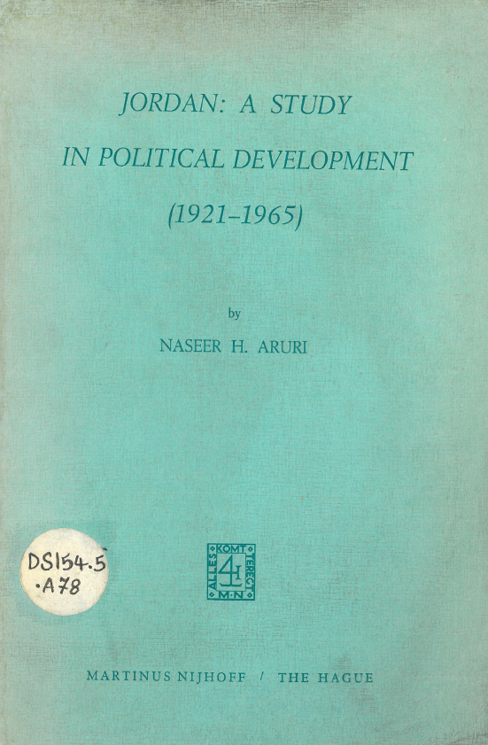 Jordan: A study in political development (1921-1965)