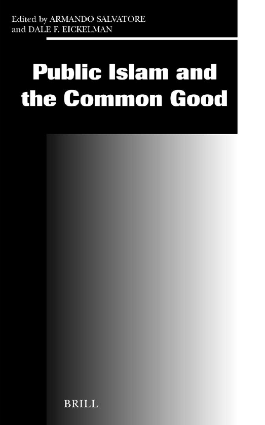 SOCIAL, ECONOMIC AND POLITICAL STUDIES OF THE MIDDLE EAST AND ASIA (S.E.P.S.M.E.A.) 95; PUBLIC ISLAM AND THE COMMON GOOD