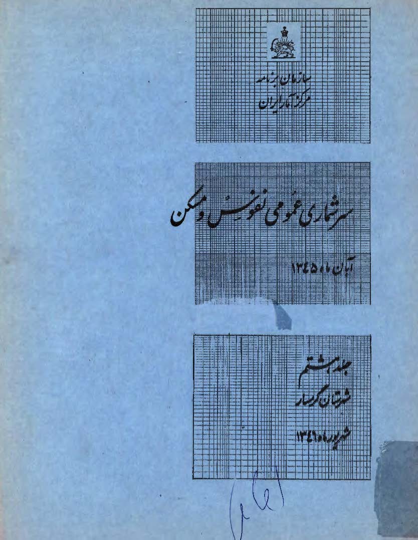 سرشماری عمومی نفوس و مسکن، آبان ماه 1345، جلد هشتم شهرستان گرمسار