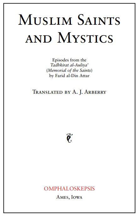 muslim saints and mystics