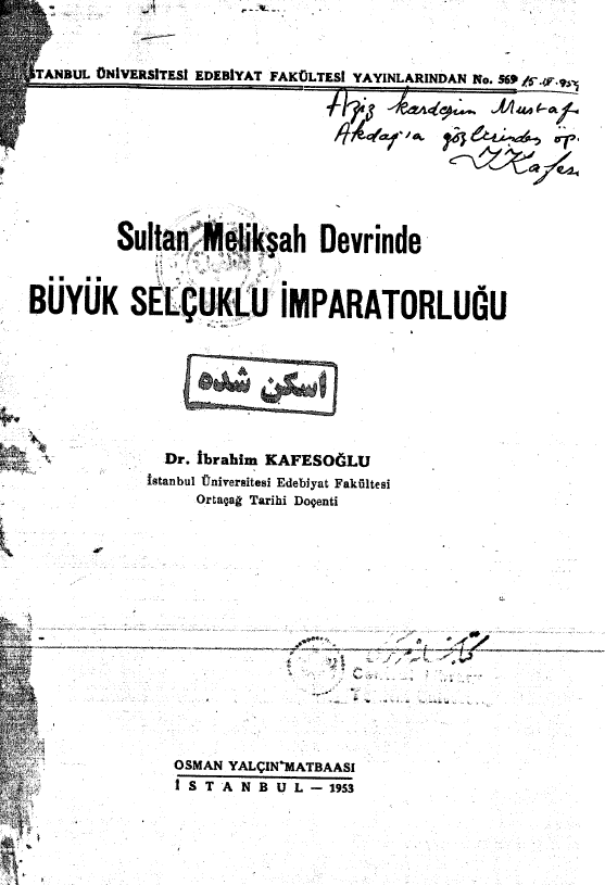 Sultan Meliksah devrinde Buyuk selcuklu imparatorlugu