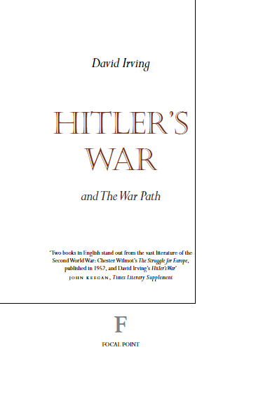 Hitler’s War and The War Path