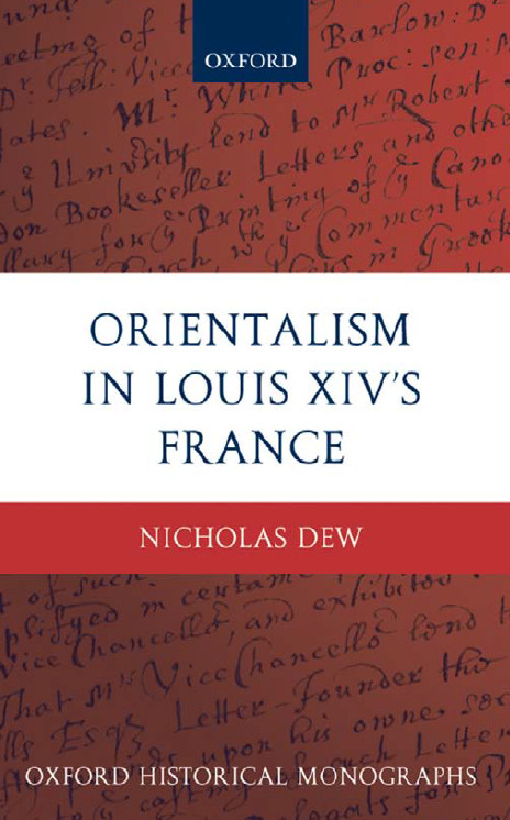 Orientalism in louis XIV`s france