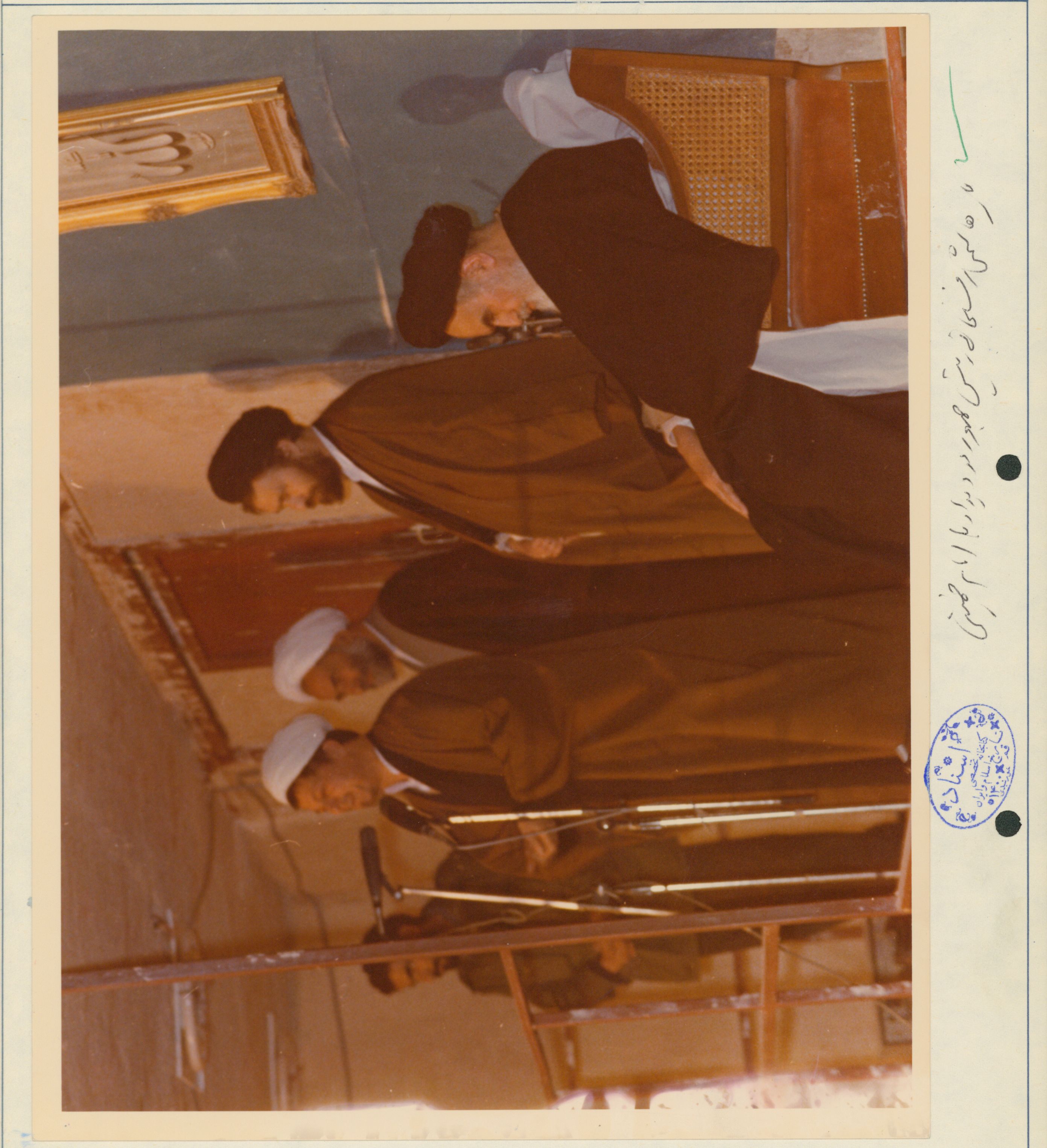  امام خمینی(ره) در مراسم ریاست جمهوری هاشمی رفسنجانی 