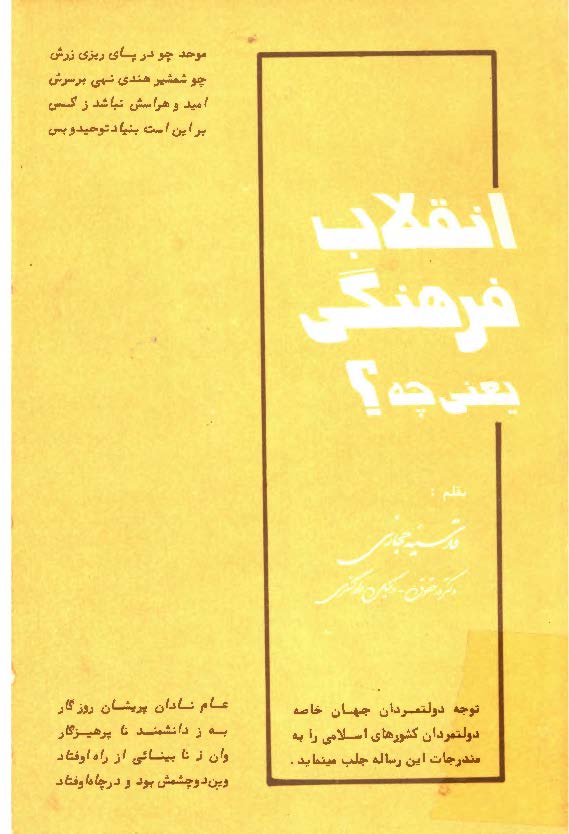 انقلاب فرهنگي يعني چه